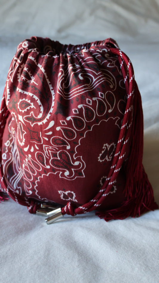 The Mini Camille Pouch — Mahogany (Ready to Ship)